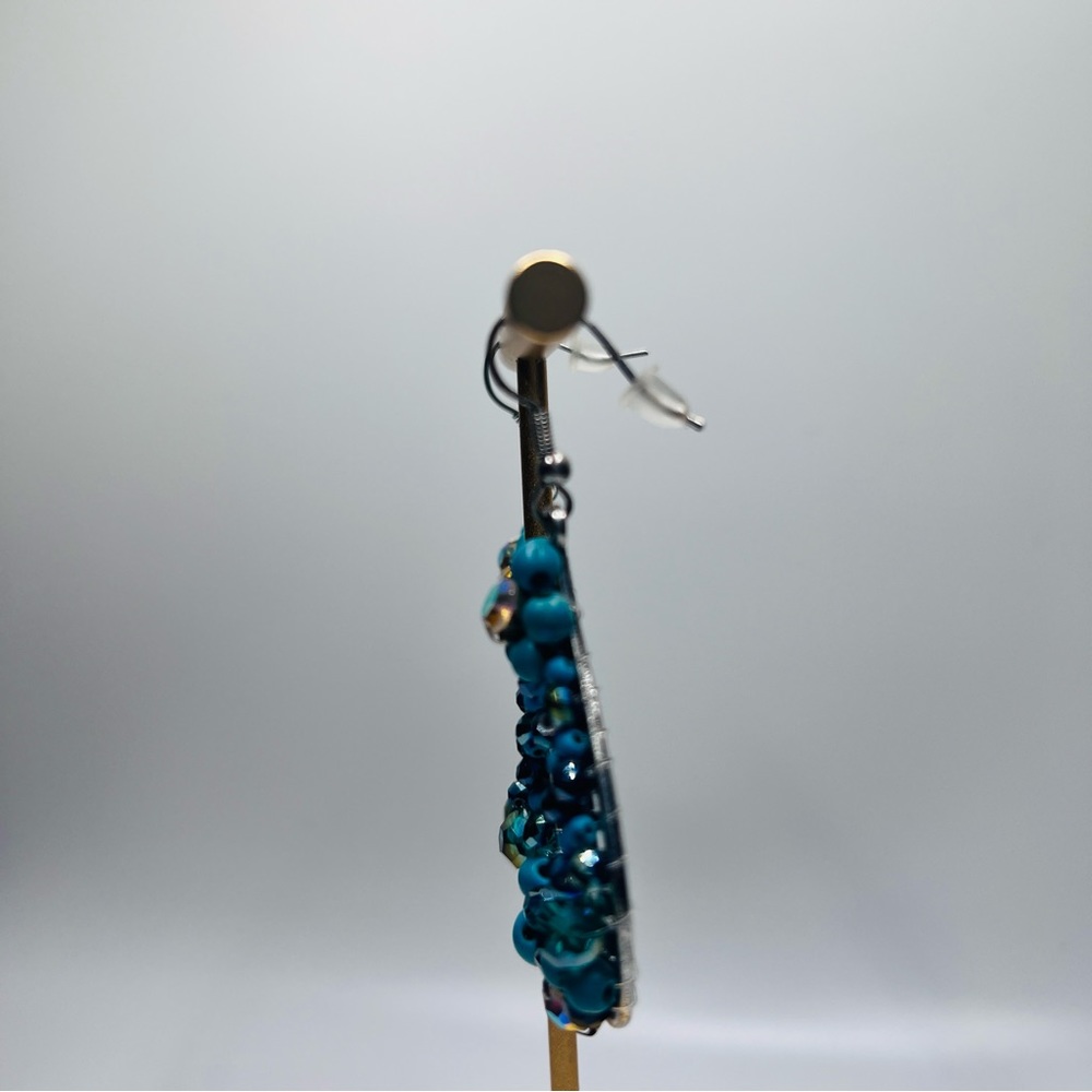 Turquoise Earrings Dangle Angle - image 3